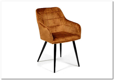 Кресло BEATA (mod. 8266) коричневый (G-062-61)/черный