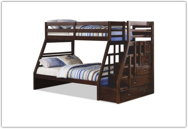 Двухъярусная кровать Эрика-2 с нижним спальным местом 120 из сосны по цене 81 523 руб. в магазине Другая Мебель в Красноярске