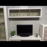 Тумба под телевизор Koen RTV1D1S ясень снежный BRW