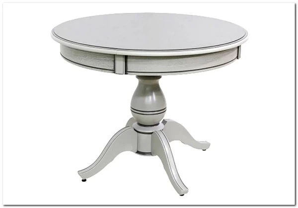 Стол обеденный Лига 3/12 круглый на балясине BOSSANOVA 