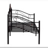 Купить Кровать Federica (mod. AT-881) 90*200 см (Day bed), красный дуб/черный с доставкой по России по цене производителя можно в магазине Другая Мебель в Красноярске