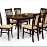 Стол обеденный Halmar FRYDERYK 160/240 раскладной (темный орех)