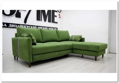 Угловой диван Даллас 2 с оттоманкой Soft Time