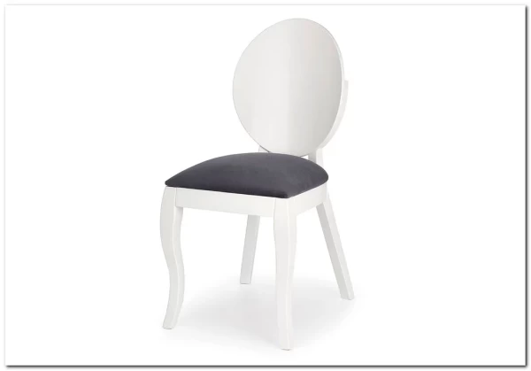 Стул кухонный Halmar VERDI (серый/белый)