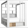 Купить Кровать со шкафом библиотечным и балдахином с основанием 160x200 4You by VOX с доставкой по России по цене производителя можно в магазине Другая Мебель в Красноярске