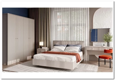 Кровать с подъемным механизмом с мягким элементом Dalia персидский жемчуг LOZ160х200 BRW 