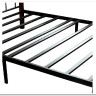Купить Кровать AT-126 дерево гевея/металл 90*200 (Single bed), красный дуб/черный с доставкой по России по цене производителя можно в магазине Другая Мебель в Красноярске