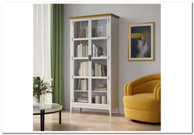 Шкаф для книг Квадро-С 220 из массива сосны