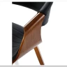 Стул кухонный Halmar K544 (черный/орех)