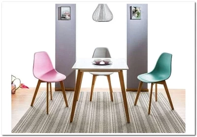 Стул кухонный Signal MORIS (светло-серый/бук)