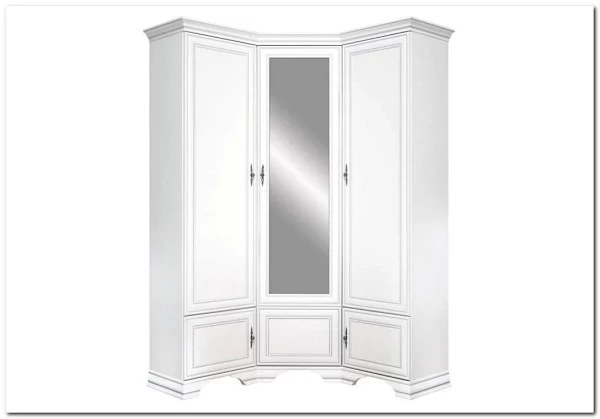 Шкаф угловой Кентаки SZFN5D белый БРВ