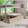 Двухъярусная кровать Орлёнок c нижним спальным местом 120/140 из сосны по цене 49 130 руб. в магазине Другая Мебель в Красноярске