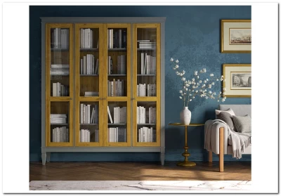 Шкаф для посуды Ольса-С 400 из массива сосны