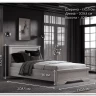 Кровать Stylius (Стилиус) B169-LOZ120/160х200 BRW