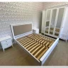 Купить Кровать двуспальная Римини с мягким изголовьем с доставкой по России по цене производителя можно в магазине Другая Мебель в Красноярске