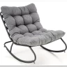 Кресло-качалка Halmar GATTO (серый)