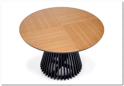 Стол обеденный Halmar MIYAKI 120 дуб натуральный/черный