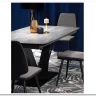 Стол обеденный Halmar VINSTON раскладной темно-серый/черный